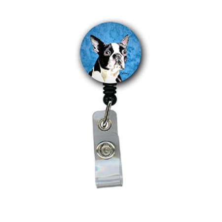 Teachers Aid Boston Terrier Retractable Badge Reel Or Id Holder With Clip TE242133